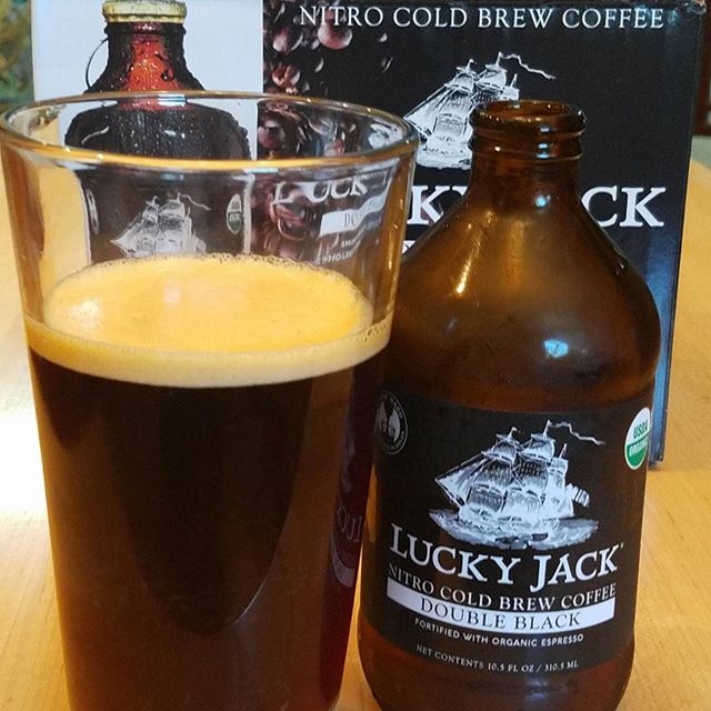 Lucky Jack
Looks like Guinness but it is nitro cold brew coffee.